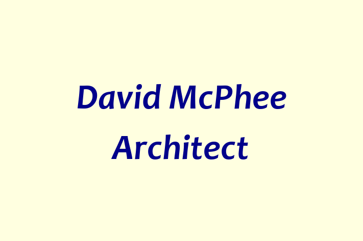 David McPhee Architect