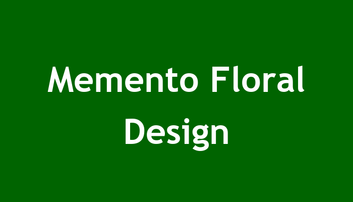 Memento Floral Design