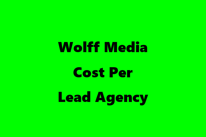 Wolff Media Cost Per Lead Agency