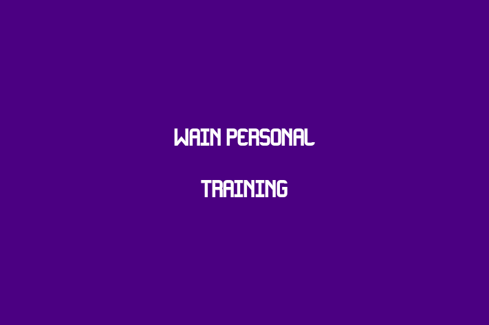 Wain Personal Training