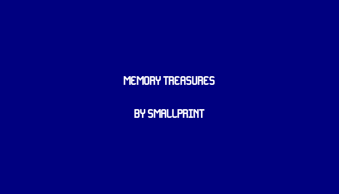 Memory Treasures by Smallprint