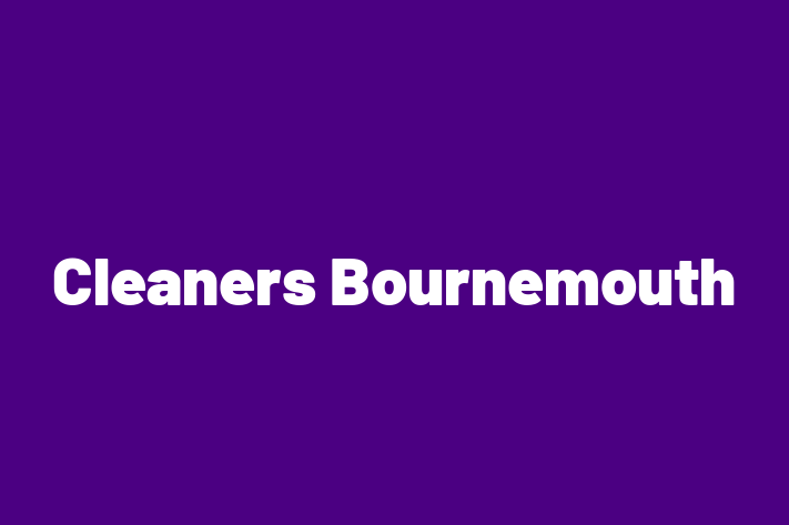 Cleaners Bournemouth