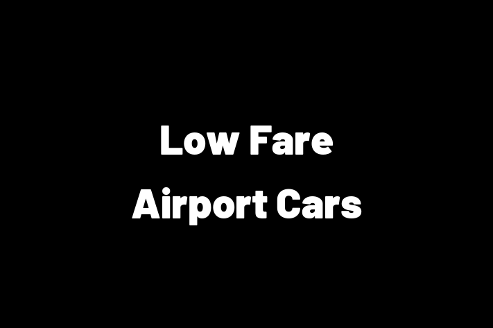 Low Fare Airport Cars