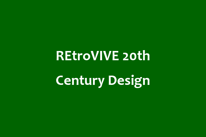 REtroVIVE   20th Century Design