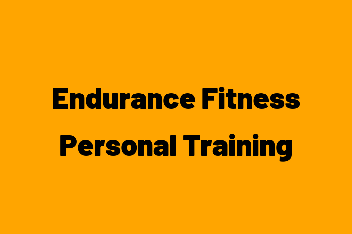 Endurance Fitness   Personal Training