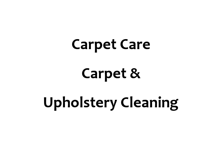 Carpet Care   Carpet & Upholstery Cleaning