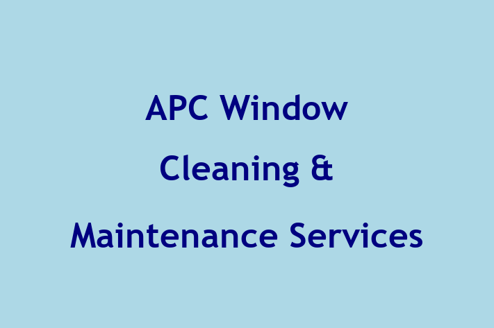 APC Window Cleaning & Maintenance Services