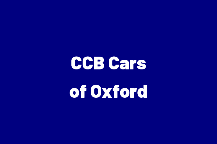 CCB Cars of Oxford