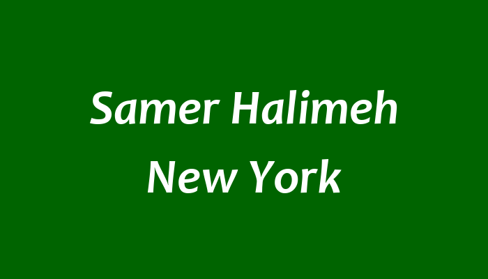 Samer Halimeh New York