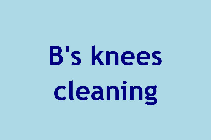 B's knees cleaning