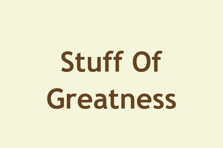 Stuff Of Greatness