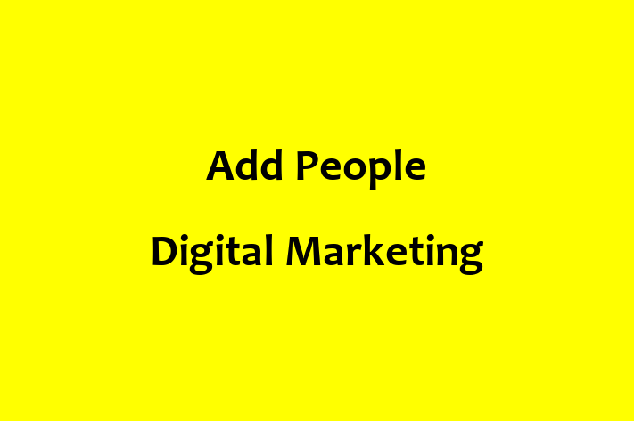 Add People   Digital Marketing