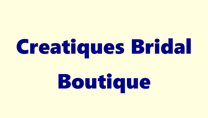 Creatiques Bridal Boutique