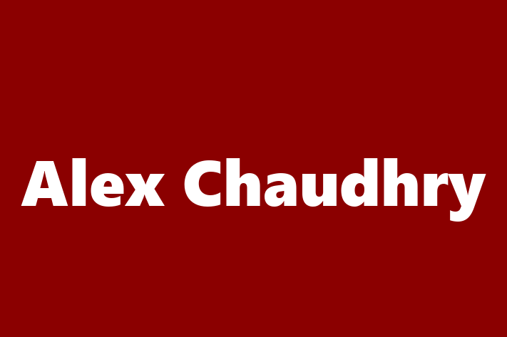 Alex Chaudhry