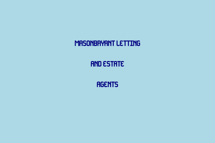 Masonbryant Letting And Estate Agents