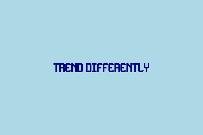 Trend Differently