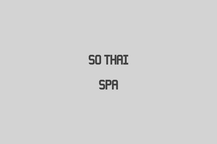 So Thai Spa