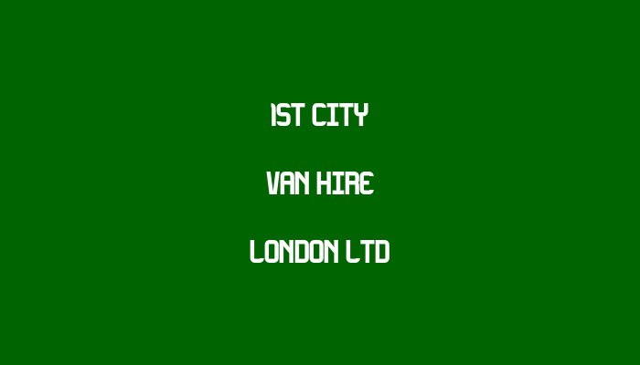 1st City Van Hire London Ltd