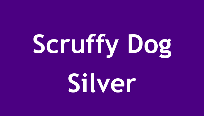 Scruffy Dog Silver