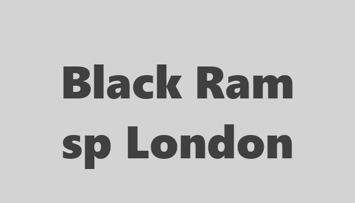 Black Ram sp London