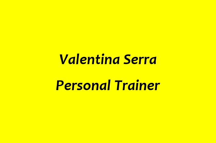 Valentina Serra Personal Trainer