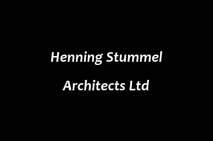 Henning Stummel Architects Ltd