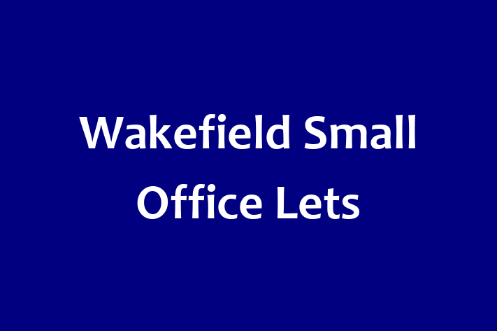 Wakefield Small Office Lets