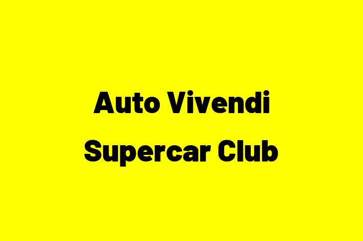 Auto Vivendi Supercar Club