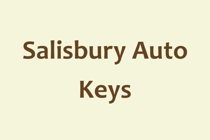 Salisbury Auto Keys