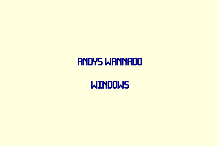 Andys wannado windows