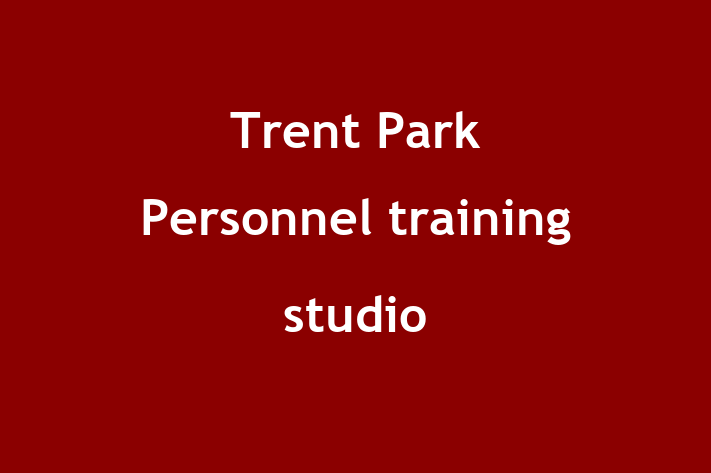 Trent Park Personnel training studio