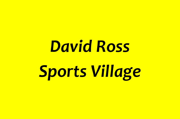 David Ross Sports Village