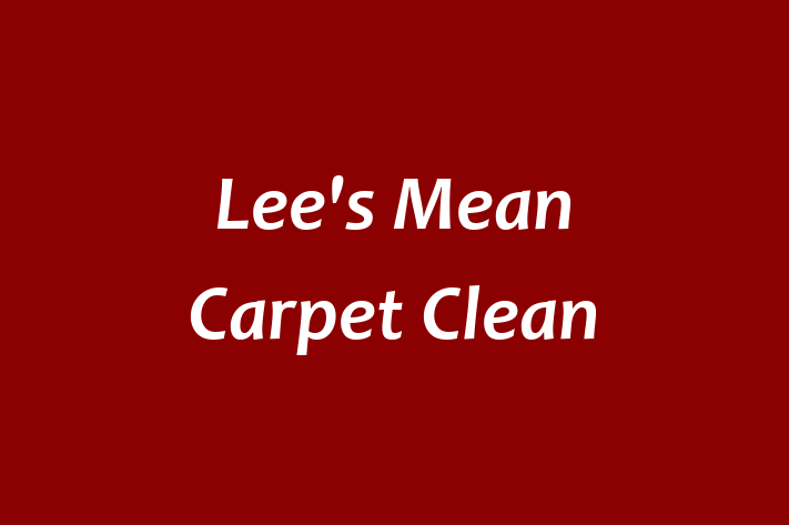 Lee's Mean Carpet Clean