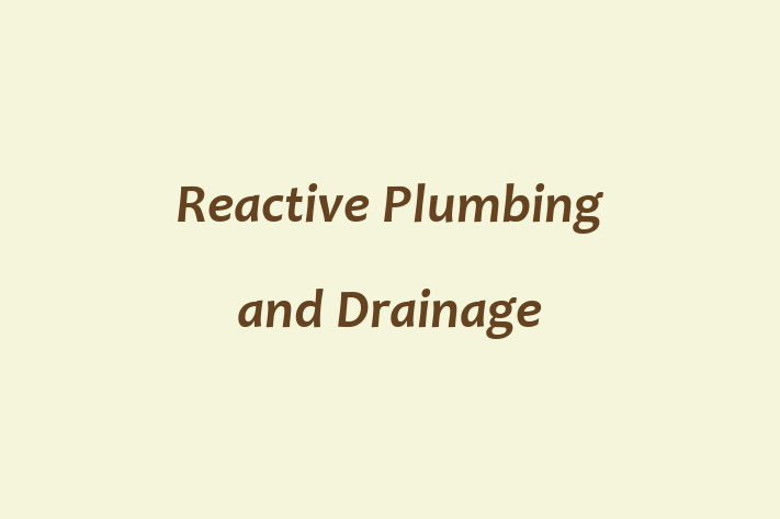 Reactive Plumbing and Drainage