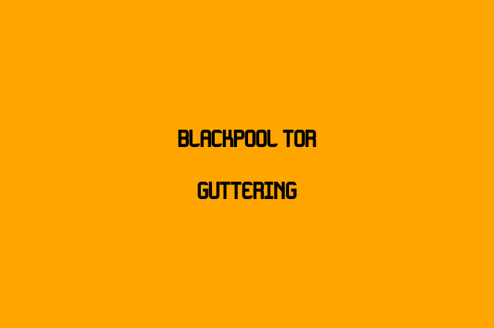 Blackpool Tor Guttering