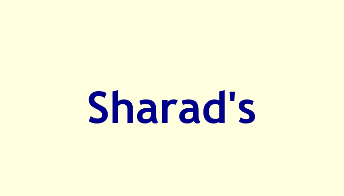 Sharad's