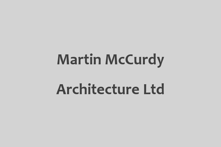 Martin McCurdy Architecture Ltd