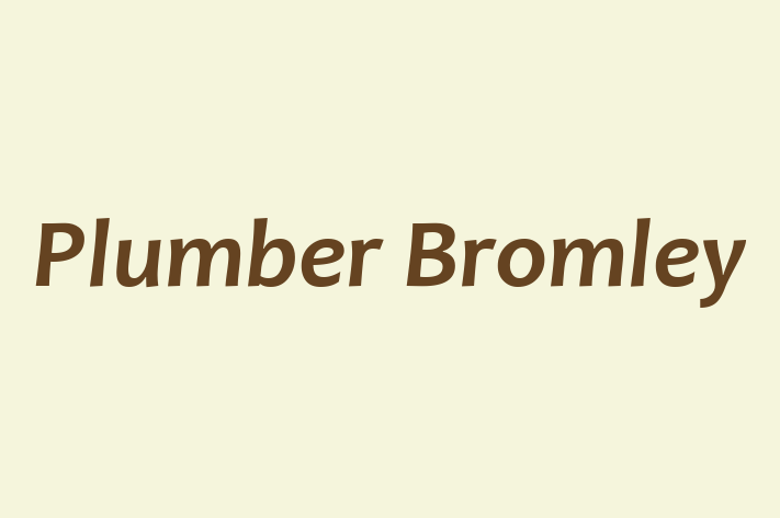 Plumber Bromley