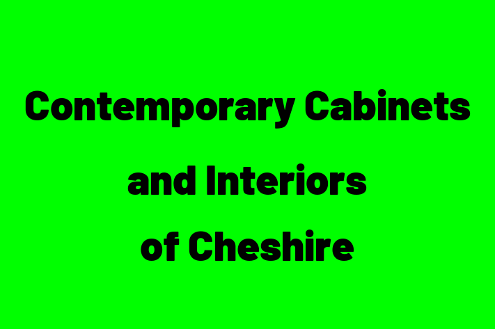 Contemporary Cabinets and Interiors of Cheshire