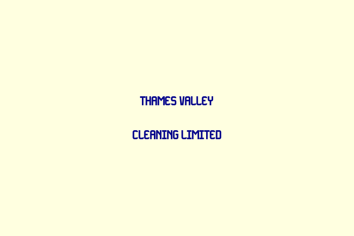 Thames Valley Cleaning Limited