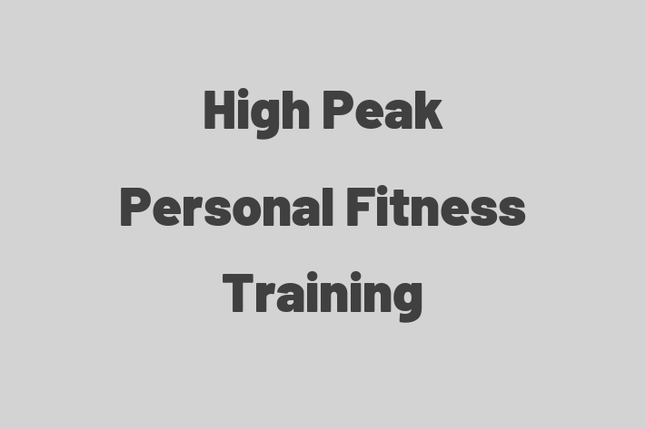 High Peak Personal Fitness Training