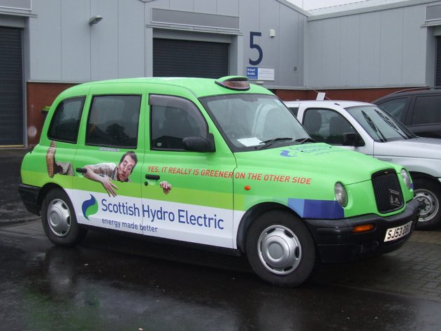 Clyde Taxi Advertising