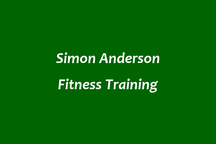 Simon Anderson Fitness Training