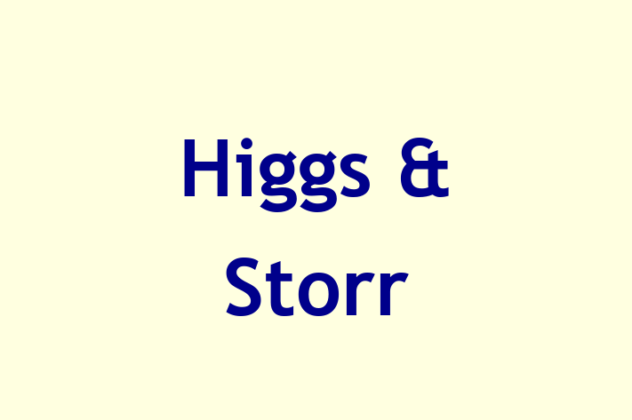 Higgs & Storr