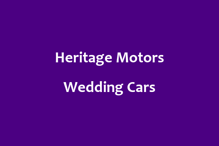 Heritage Motors   Wedding Cars