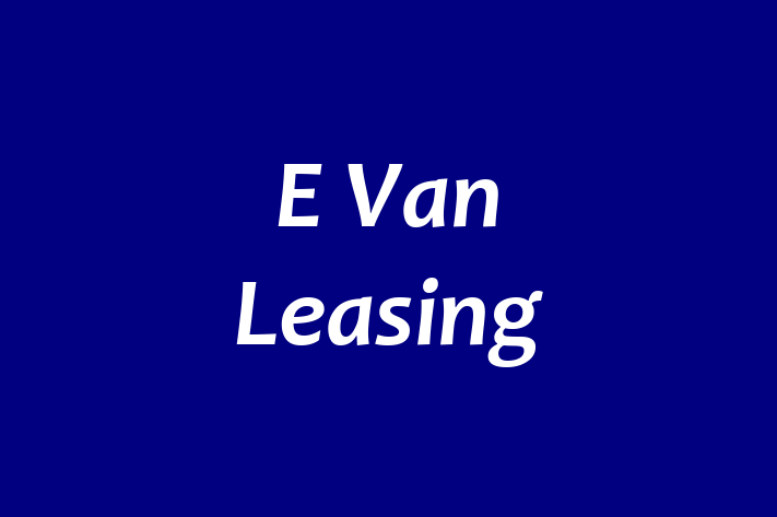 E Van Leasing