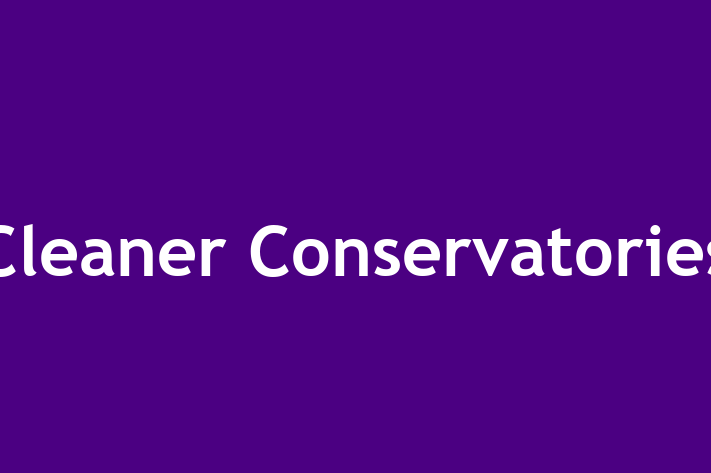 Cleaner Conservatories