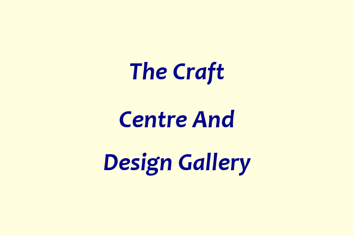 The Craft Centre And Design Gallery