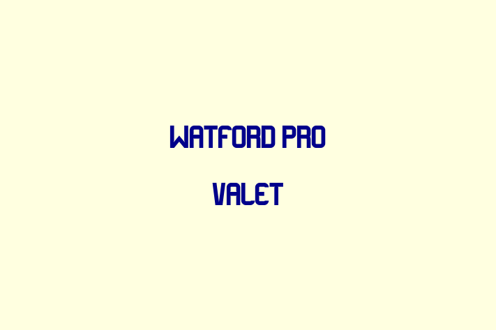 Watford Pro Valet