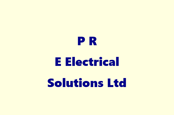 P R E Electrical Solutions Ltd